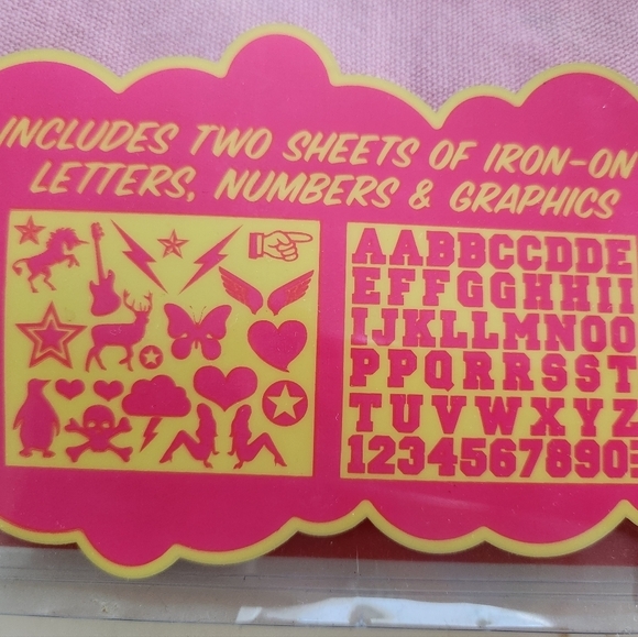 Iron Decals Pink Canvas Bag - Picture 5 of 6